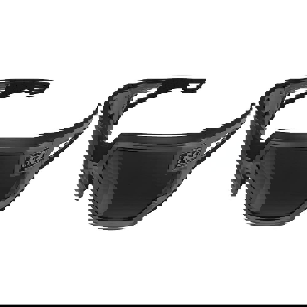 Safety Glass: Anti-Fog & Scratch-Resistant, Polycarbonate, Smoke Lenses, Full-Framed